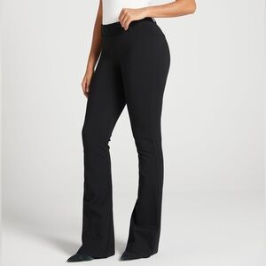 Betabrand Black Women’s Dress Pant Yoga Pant | Bootcut